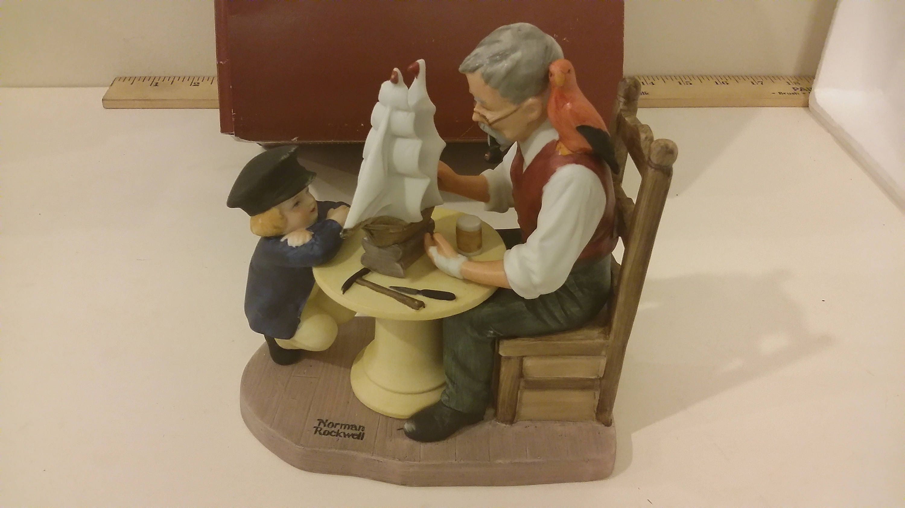 Norman Rockwell Annual Figurine The Shipmaker, 1981