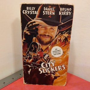 Vintage VHS Movie Tape, City Slickers, Billy Crystal, 1992 ~