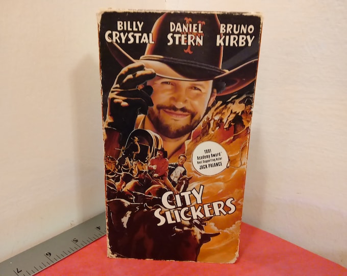 Vintage VHS Movie Tape, City Slickers, Billy Crystal, 1992~