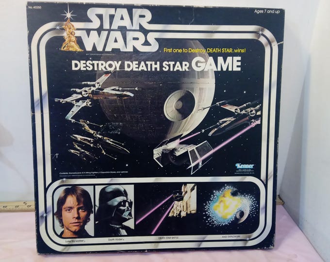 Vintage Board Game, Star Wars " Destroy Death Star Game" by Kenner, 1978#
