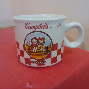 Vintage Ceramic Soup Mug, Campbell&#39;s Soup Mug for Kid&#39;s, 2000