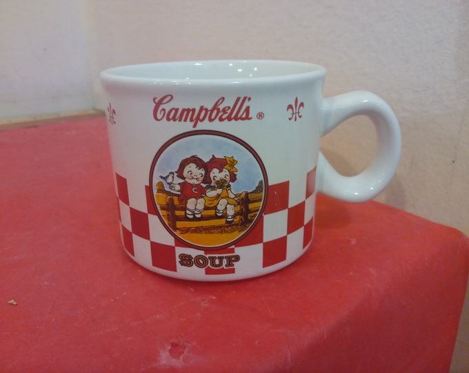 Vintage Ceramic Soup Mug, Campbell's Soup Mug for Kid's, 2000