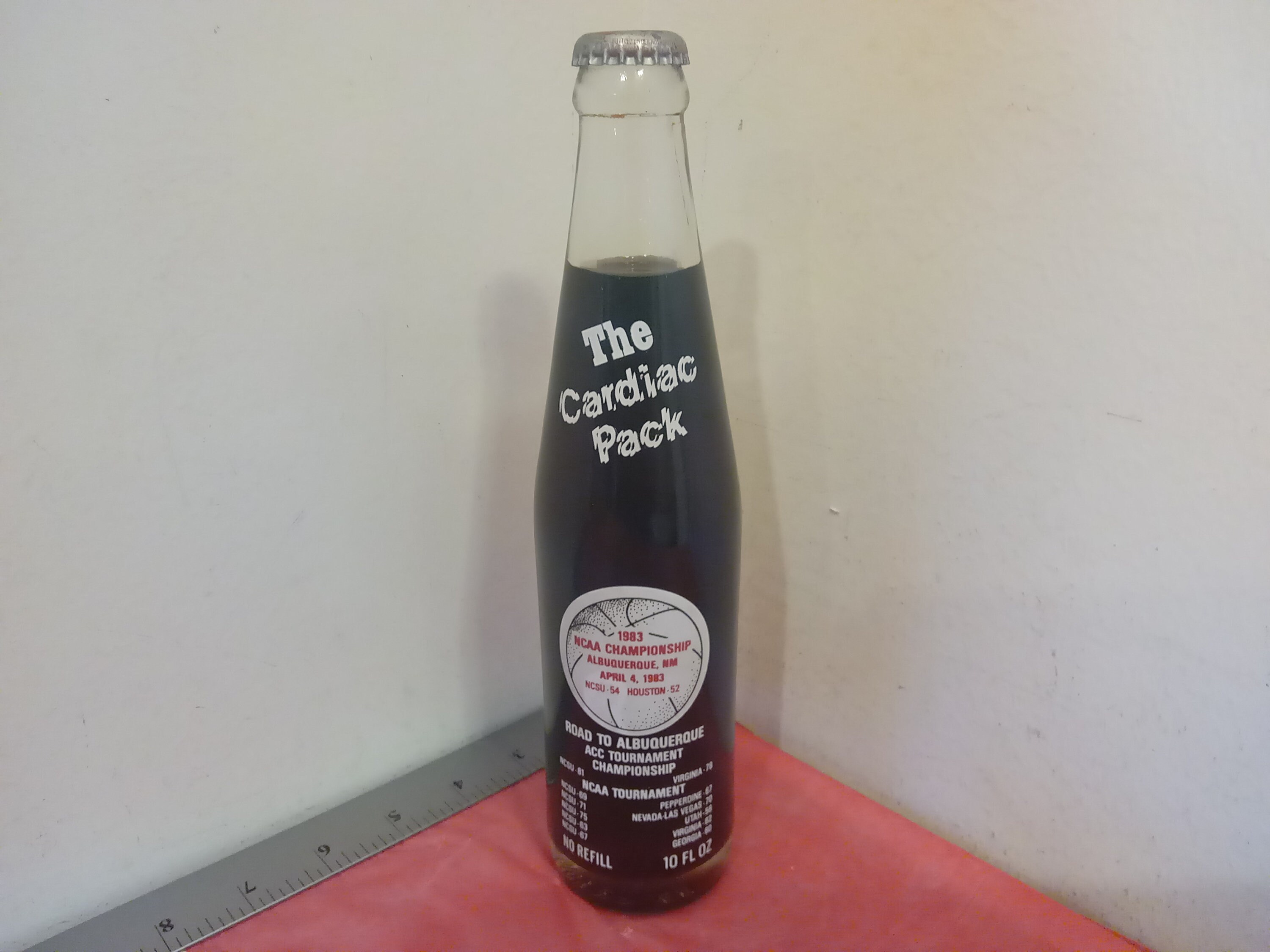 Vintage North Carolina State Wolfpack, Championship CocaCola Bottle 10