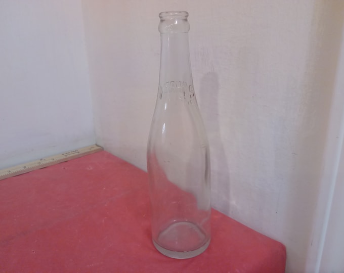 Vintage Clear Glass Bottles, Minges Bottle and other Clear Glass Bottle