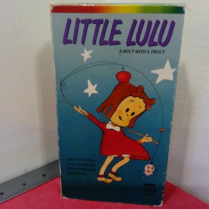 Jahrgang VHS Film tape, kleine Lulu A Bout mit einer Forelle, Cartoon, 1988