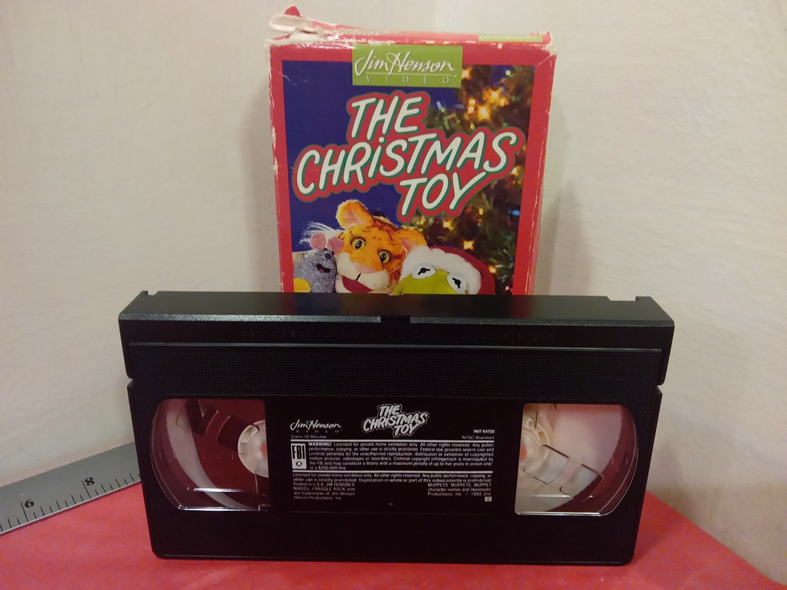 Vintage VHS Movie Tape The Christmas Toy Jim Henson 1993  Etsy
