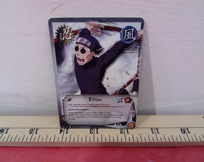 Vintage Card Game, Naruto Collectible Card Game "Ebisu", 2002