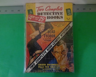 Vintage Two Complete Detective Book #60, 1950's#