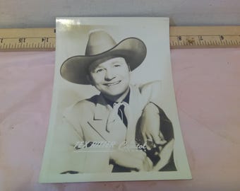Vintage Western Movie Star Photo's, Tex Ritter, Errol Flynn, Olivia De Havilland, Dodge City, Durango Kid, Driftin River, and Others