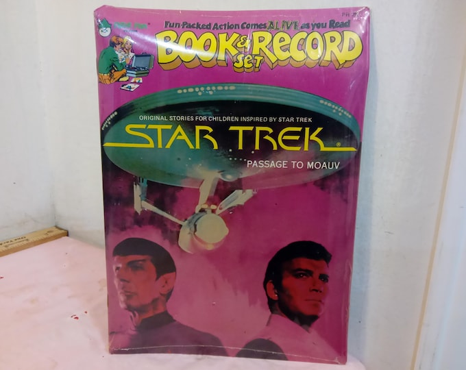 Vintage Book and Record Sets, Star Trek II or III, Last Starfighter, Star Trek "Crier in Emptiness", "Robot Masters" or "Passage to Moauv"
