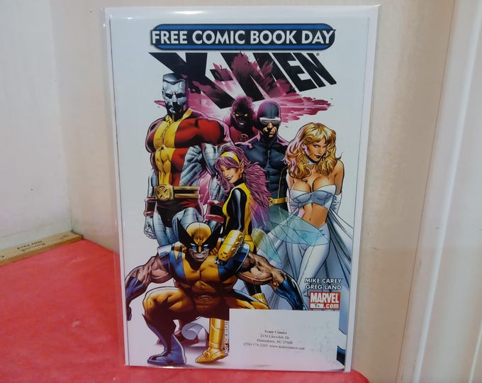 Vintage Free Comic Day Comic Books, Marvel Adventures, DC Universe, Superman, Avengers Invaders, Tiny Titans, X-men and Others, 2006-2008