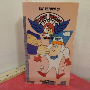 Vintage VHS Movie Tape, The Return of Roger Ramjet, Cartoon, 1989~
