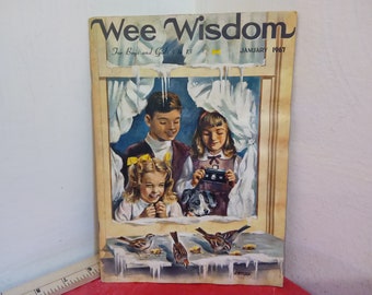 Vintage Child's Magazine, Wee Wisdom "For Boys and Girls 5 to 13", 1960's