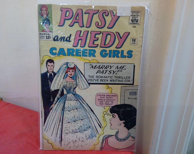 Vintage Marvel Comic Books, Patsy and Hedy "Career Girls", 1970's