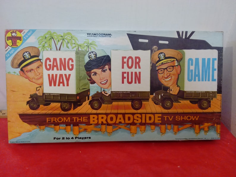 Vintage Board Game, Gang Way for Fun Game by Transogram, 1964# - Etsy