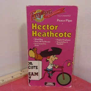 Vintage VHS Movie Tape, Hector Heathcote Peace Pipe, Cartoon, 1989~