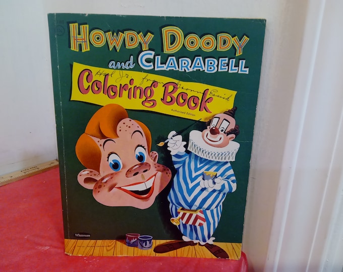 Vintage Coloring Books, Hot Wheels, Trains/Trucks & Fire Engines, Mister Magoo, and Howdy Doody Coloring Books Used#