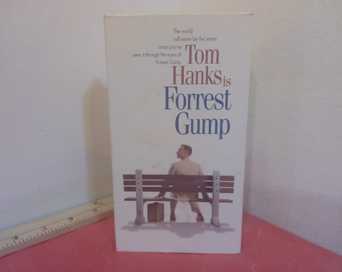 Vintage VHS Tape Movie, Forrest Gump with Tom Hanks, 1995