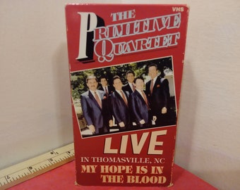 Vintage VHS Movie Tape, The Primitive Quartet, My Hope is in the Blood, 1991~