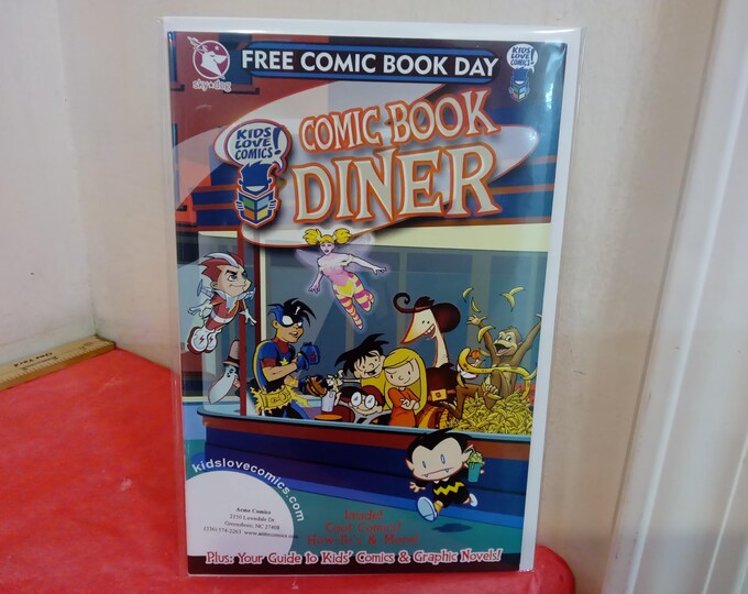 Vintage Free Comic Day Comic Books, Hero Night, The Stranded, Hellboy, Bongo, Shonen Jump, Devil, Gumby, Nascar Heroes and Others, 2006-2008