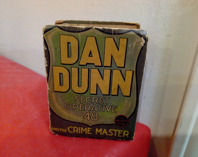Vintage Big Little Book, Dan Dunn and the Crime Master, Secret Operative 48, 1937#p
