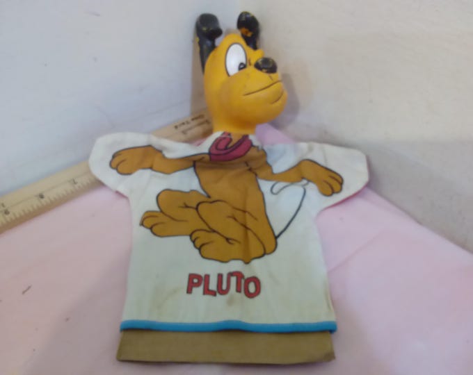 Vintage Hand Puppets, Walt Disney's Hand Puppets, Pluto, Minnie Mouse, Quickdraw McGraw or Donald Duck, 1960/70's#