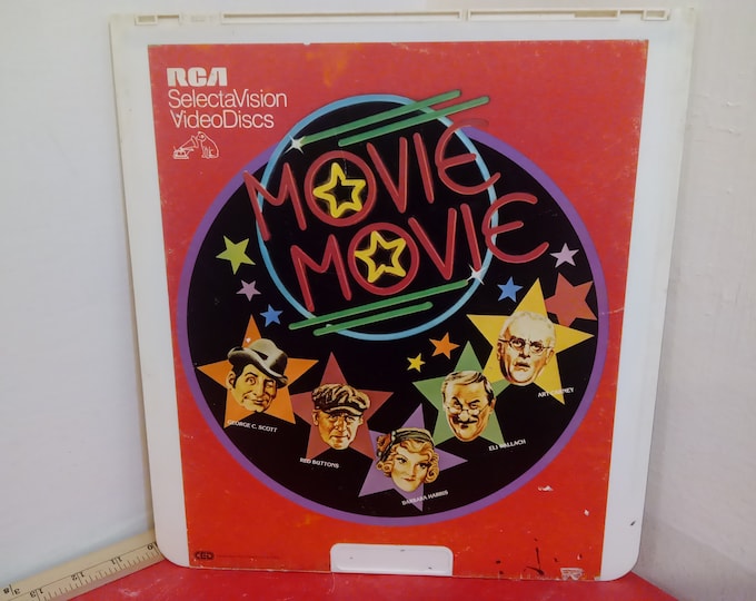 Vintage Video Disc Movie, Movie Movie by RCA Select Vision Video Discs, 1980's
