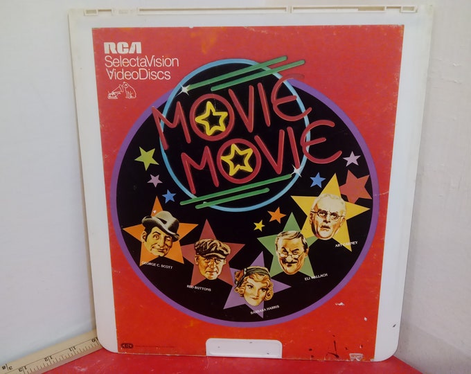 Vintage Video Disc Movie, Movie Movie by RCA Select Vision Video Discs, 1980's