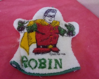 Vintage DC Comic Puppet/Oven Mitt, Boy Wonder "Robin" Oven Mitt or Hand Puppet, 1966#
