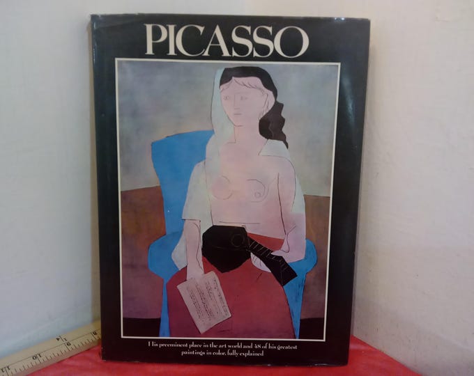 Vintage Art Reference Book, Picasso Art Book, Text by Hans Jaffe, Published by Doubleday, 1980