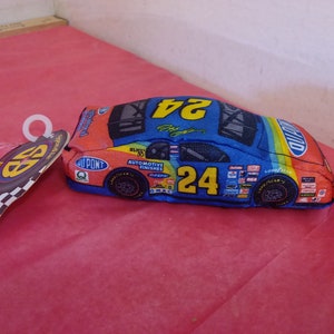 Vintage Beanie Cars, Nascar Speedie Beanie Cars, #24 Dupont Jeff Gordon and #3 Ac Delco Dale Earnhardt Jr, 1998#