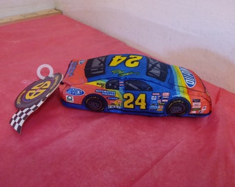 Vintage Beanie Cars, Nascar Speedie Beanie Cars, #24 Dupont Jeff Gordon and #3 Ac Delco Dale Earnhardt Jr, 1998#