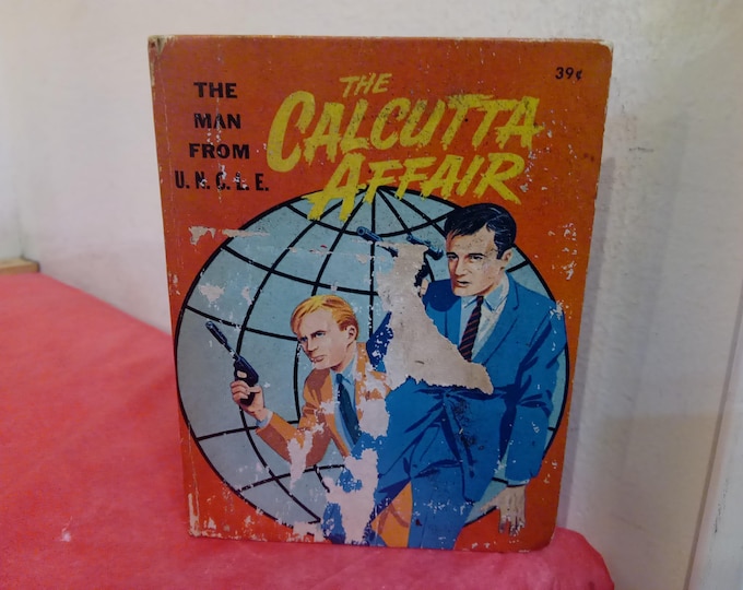 Vintage Big Little Books, Calcutta Fighter the Man from U.N.C.L.E., Tom & Jerry "Meet Mr. Fingers" or Mickey Mouse Desert Palace, 1940/60's