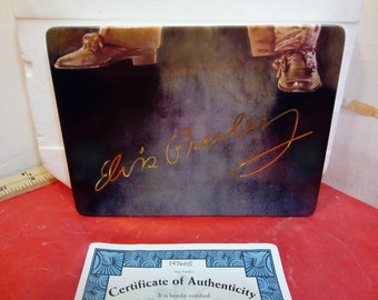 Vintage Collector Plate, Bradford Exchange Plate Elvis Presley "Those Movin Feet", 1998