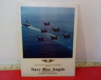 Vintage Blue Angels Program, Hejaz Charities Presents Navy Blue Angels at the Donaldson Center, Greenville, South Carolina