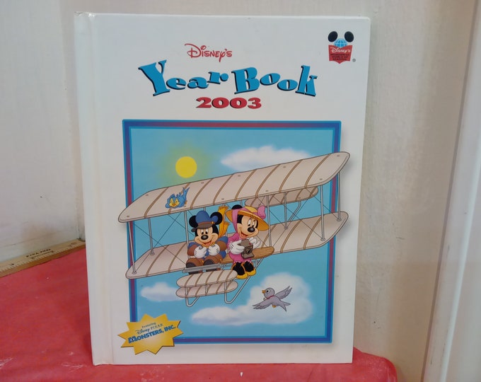 Vintage Disney Book, Disney's Yearbook 2003 by Scholastic Inc, 2003#p