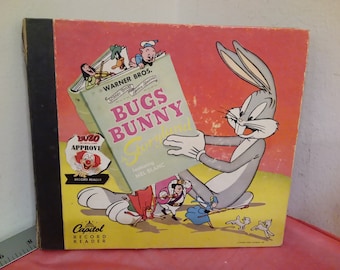 Vintage Record-Reader by Capitol Records, Bugs Bunny in Storyland, 1949