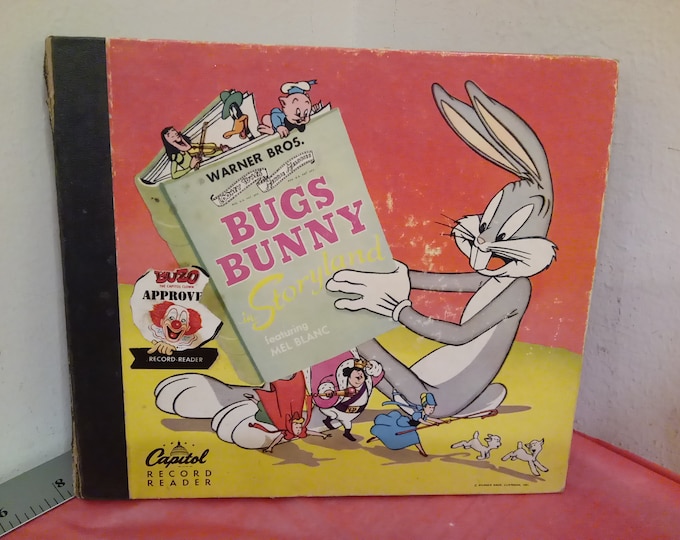 Vintage Record-Reader by Capitol Records, Bugs Bunny in Storyland, 1949