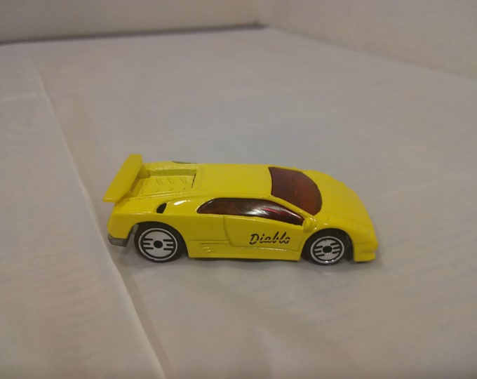 Vintage Hot Wheels Die-Cast Vehicles, Yellow Diablo, 1990#