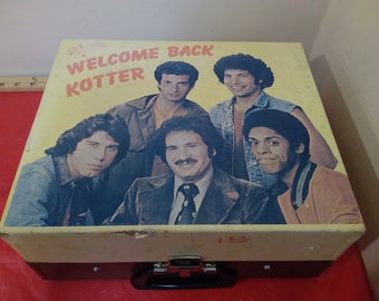 Vintage Record Player, Welcome Back Kotter 45/33 RPM Record Player, 1976#