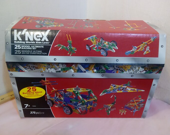 Collectible Construction Toy, K'Nex Building Worlds Kids Love, 25 Model Ultimate Building Set, 7+ years old or Older