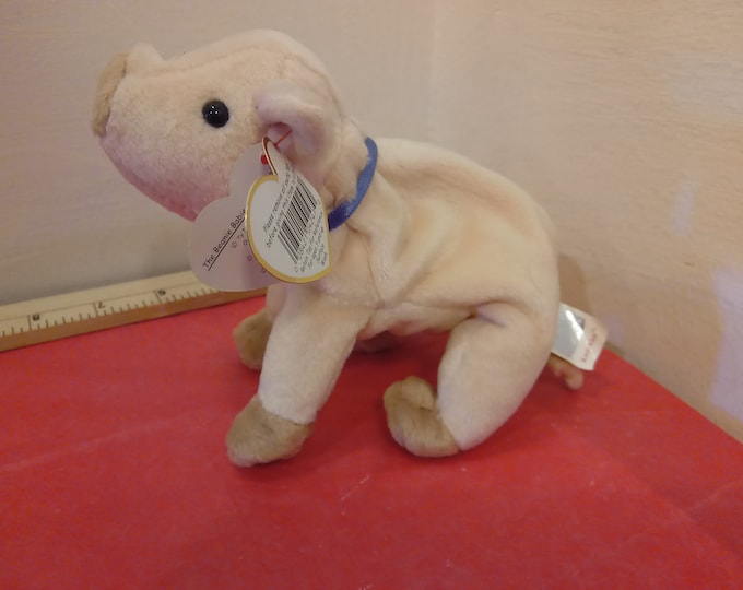 Vintage Beanie Baby Knuckles the Pig, 1999