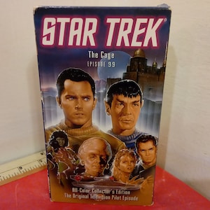 Vintage VHS Movie Tape, Star Trek The Cage Episode 99, Leonard Nimoy, 1993~