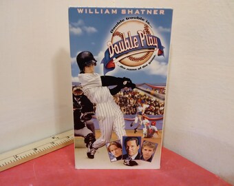 Vintage VHS Movie Tape, Double Play, William Shatner, 1996~
