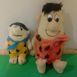 Vintage Fred Flintstone Plush Dolls, 1980's #
