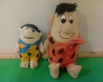 Vintage Fred Flintstone Plush Dolls, 1980's #