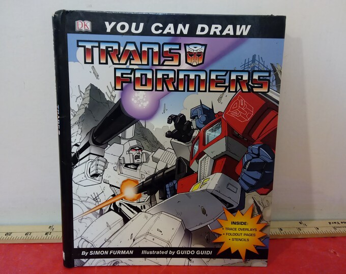 Vintage Comic Drawing Book, You Can Draw Transformers by Simon Furman, 2007