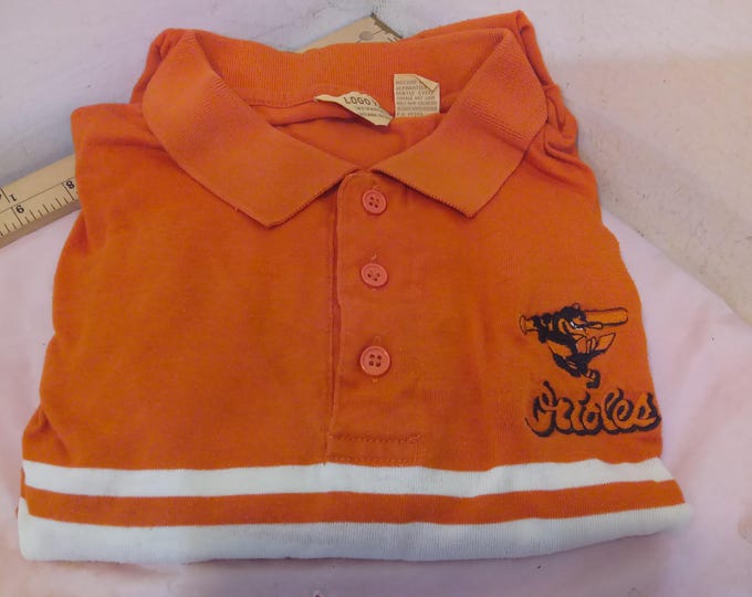 Vintage Sports Memorabilia, Orioles Collared Shirt, Houston Oilers or Atlanta Falcons T-shirt, Chicago Cubs Baby Outfit, or Mets Sweater#