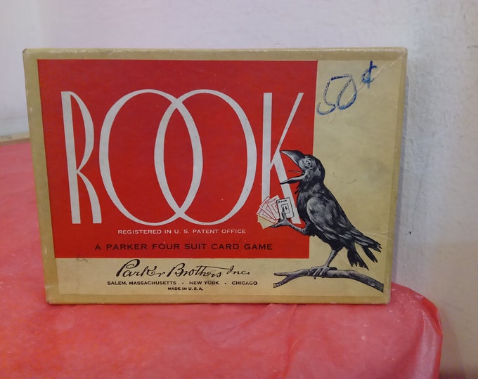 Vintage Card Game, Rook Card Game by Parker Brothers Inc, 1936#