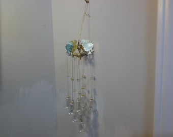 Vintage Christmas Ornament, House of Lloyd "Christmas Around the World", Trumpets of Love Windchime